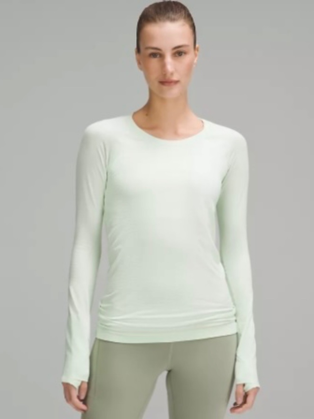 Lululemon Swiftly Tech 2.0 Waist Length Kohlrabi Light Green, size 6
